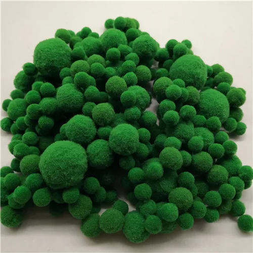 color15 dark green 20 г 8 до 30 мм смешанный размер 46 Цвет помпон помпоны мех плюшевый шар для шитья на ткани ремесло DIY свадебные украшения, аксессуары - Цвет: color15 dark green