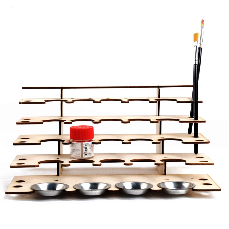 Деревянная стойка для пигмента подставка-органайзер хобби-строение хранения