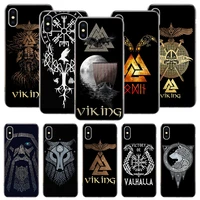 viking vegvisir odin nordic phone case for iphone 11 12 13 pro xs xr x max 7 8 6 6s plus mini 5 se pattern customized coque co