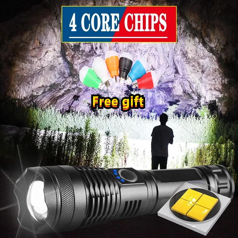 

Прямая поставка, фонарик Xhp50, самый мощный фонарик, 5 режимов, Usb зум, светодиодный фонарик Xhp50 18650 или 26650, батарея для кемпинга, рыбалки