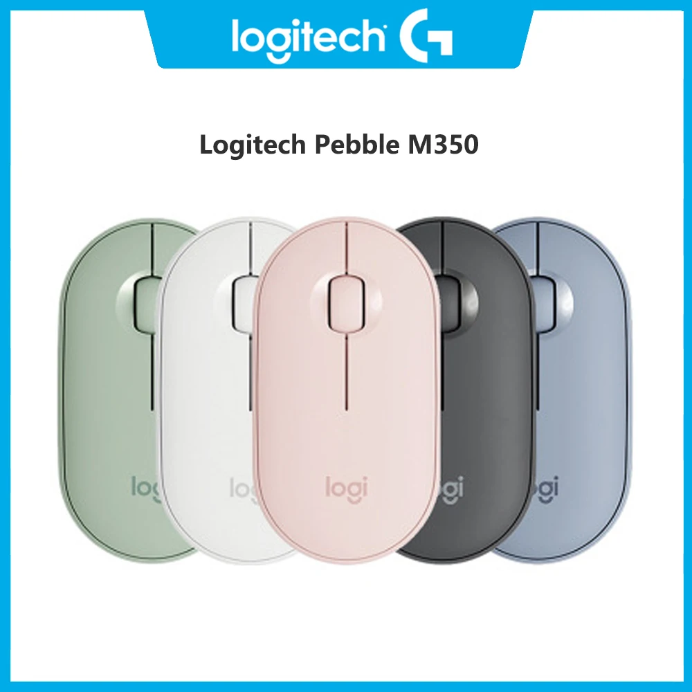 

Bluetooth-Мышь Logitech Pebble M350 беспроводная, 1000DPI, 100 ГГц