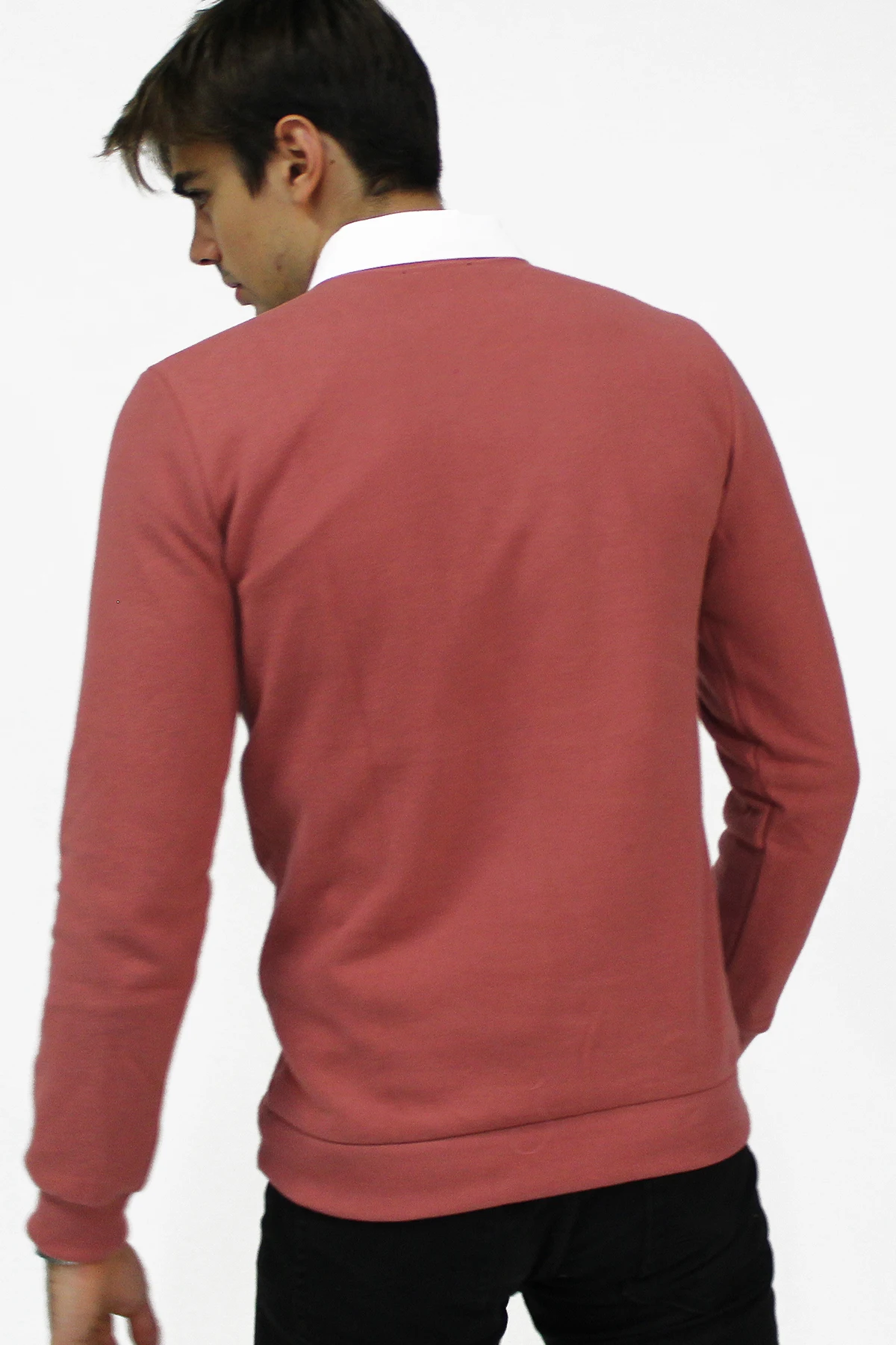 

Dried Rose Mens Crew Neck Sweatshirt