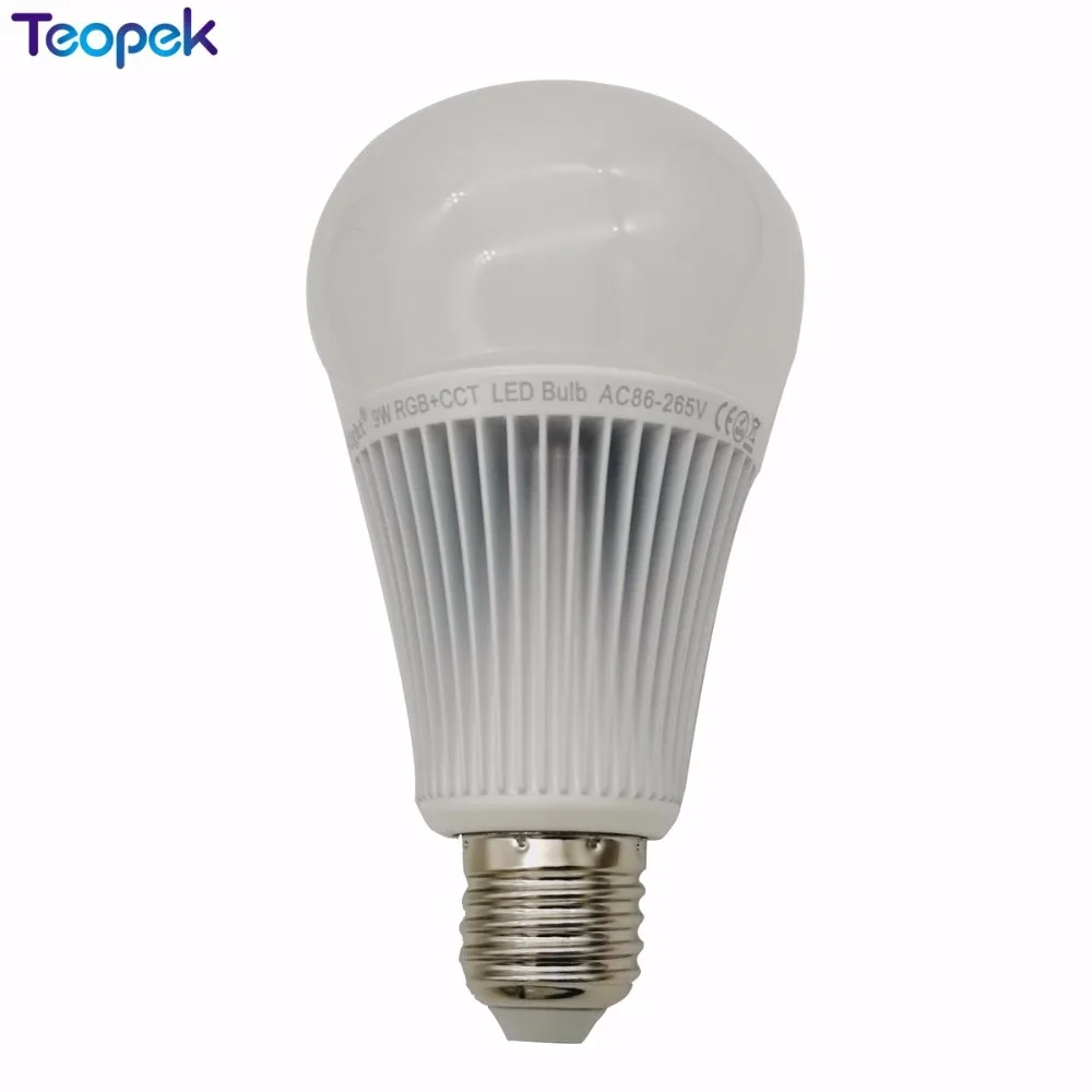 Miboxer E27 9 Вт RGB + CCT 2 в 1 Смарт светодиодный лампы FUT012 4G Беспроводной AC85 265V 4 зоны г RF