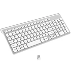 Беспроводная клавиатура для ТВ-приставки Android TV Box, 101 ГГц, ультратонкая, с низким уровнем шума, 2,4 клавиши