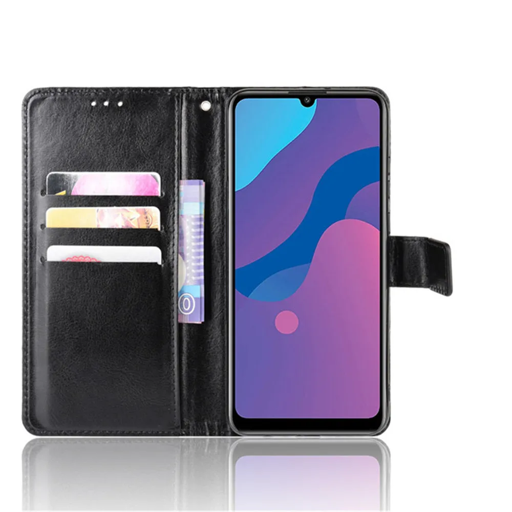 Кожаный чехол для Huawei Honor 9A 9 A кожаный книжка премиум класса с кошельком 7C 8A 9C