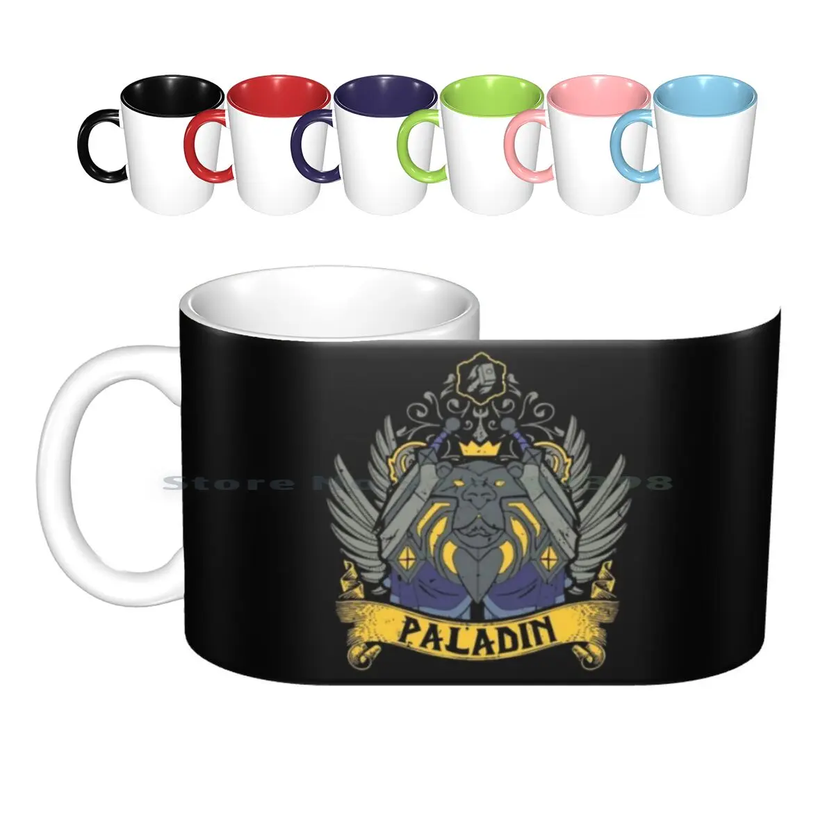 

Paladin-Elite Edition Ceramic Mugs Coffee Cups Milk Tea Mug World Of World Of Alliance World Of Fangirl Wow World Of Classic
