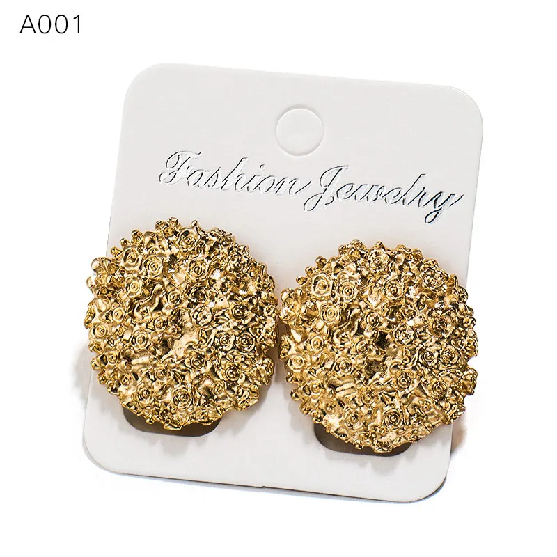 

SHUANGR Punk Simple Geometric Earrings For Women Personality Jewelry Brincos