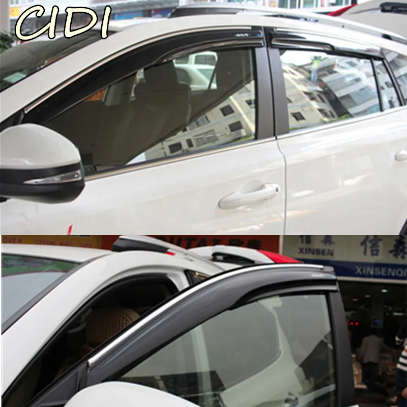 Боковое ветровое Окно дефлекторы козырек для лобового стекла автомобиля на окна аксессуары для toyota rav4 rav 4