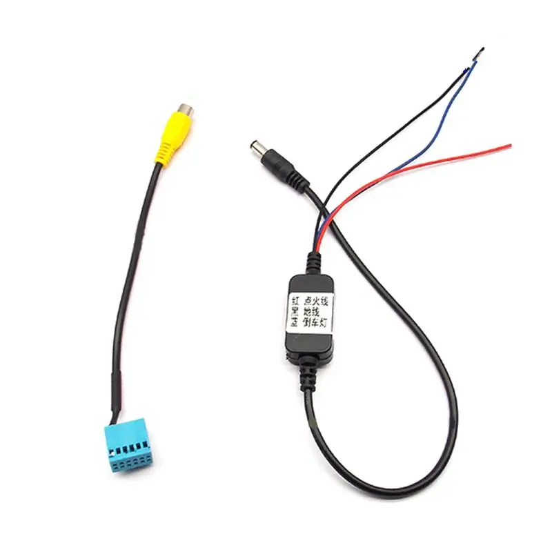 

Car RCA Rear View Camera Plus Timer Relay Delay Filter for 5 Inch MIB Conversion Cable Adapter Replacement Accessories