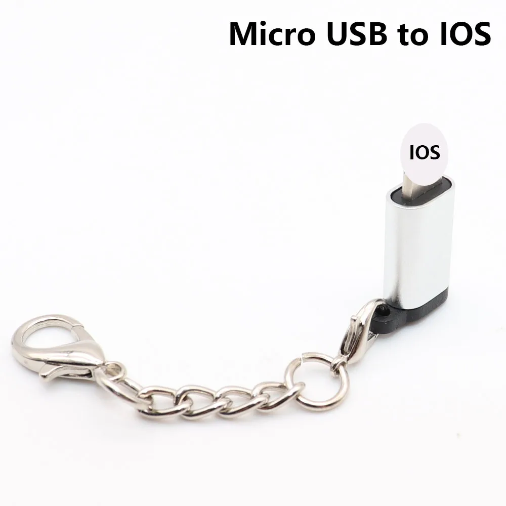 Для iPhone, чтобы Тип C адаптер Micro usb-конвертер для зарядки micro usb к Тип-c/usb3.0 конвертер для Xiaomi huawei - Цвет: E