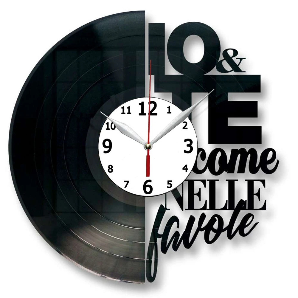 

Виниловые настенные часы в стиле ретро, художественные современные украшения для дома в подарочной комнате, винтажные декоративные подвес...