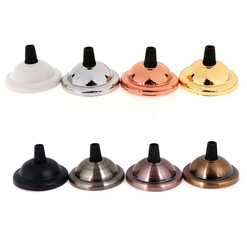 

Vintage Lamp Base Antique Ceiling Plate Metal Ceiling Lamp Holder Electroplating Iron Fitting Chandelier Base DIY Lighting