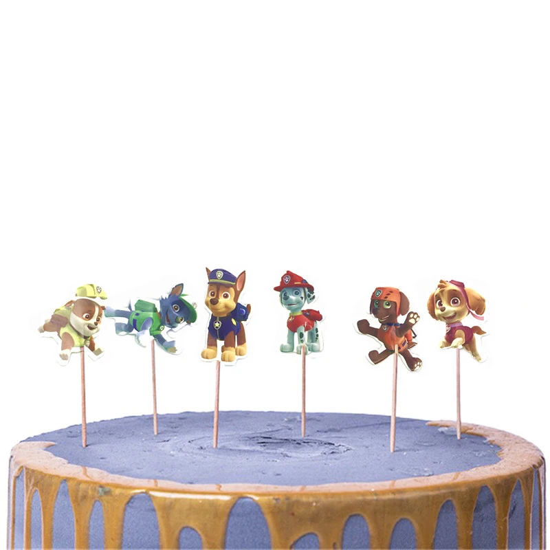 24 предмета в комплекте с Микки Маусом Минни Мышь для капкейка Палочки детская