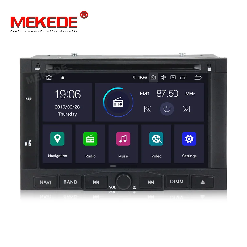 MEKEDE PX5 4+ 64G android 9,0 Автомобильная dvd-навигационная система плеер для peugeot 3005 3008 5008 автомобильный радиоприемник Мультимедиа Стерео 8 ядер