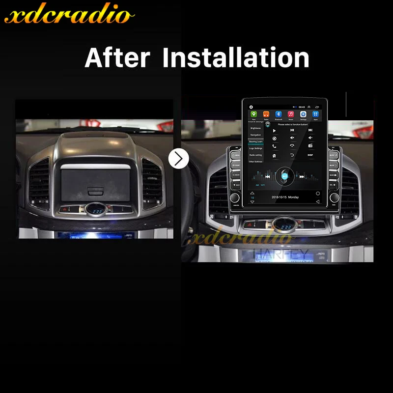 Xdcradio 10 4 дюймов Tesla Style вертикальный экран Android для Chevrolet Captiva Автомагнитола