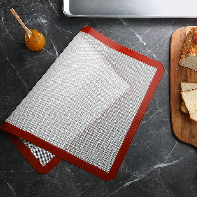 

Non-Stick Silicone Cookie Pad Rolling Dough Mat Baking Gadget Cake Baking Mat Bakeware Pastry Tools for Kitchen
