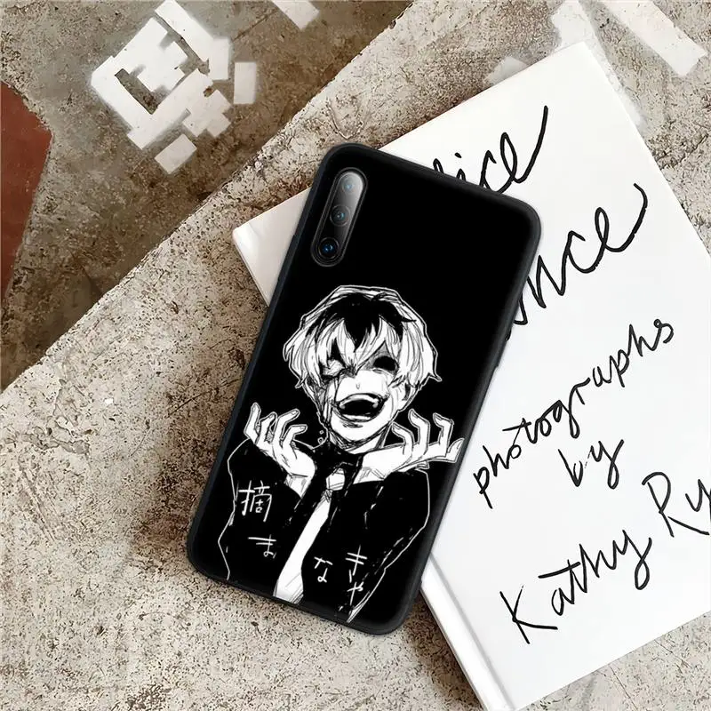 tokyo ghoul trendy anime kaneki ken silicone phone cover for redmi note 9s 8t 7 5a 5 4 4x 6 8 9 10 pro case free global shipping