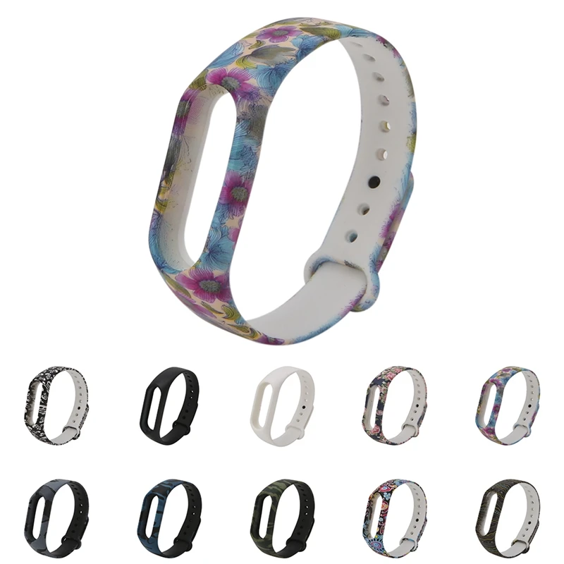 Цветной силиконовый ремешок на запястье для замены браслета Xiaomi Mi 2 | Электроника