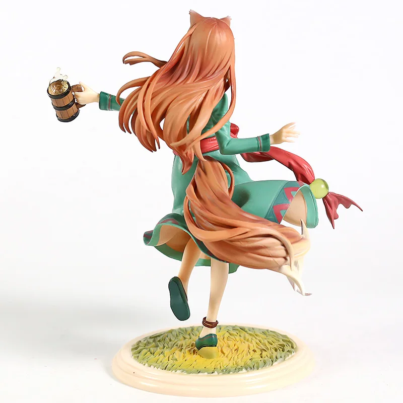 

Japanese anime the wolf and spices Holo PVC action figure anime girl 10th anniversary Holo doll collectible model toys gift
