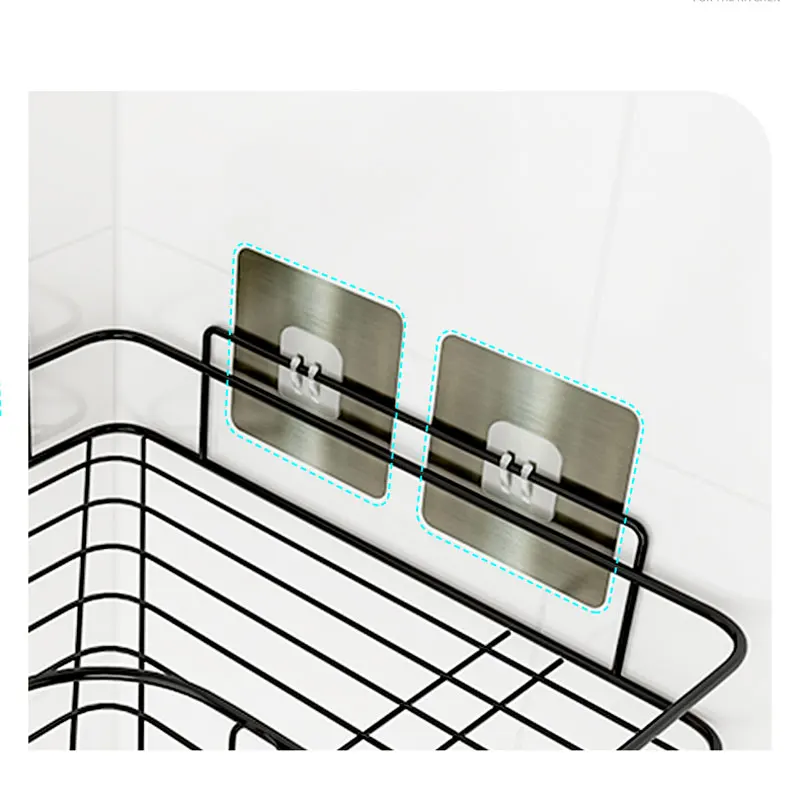 Угловая рама для ванной и кухни душевая полка стеллаж хранения шампуня из