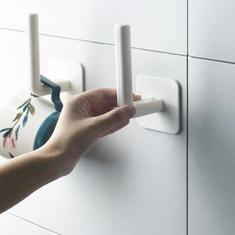 

1PC Self Adhesive Hook Home Kitchen Wall Door Hooks Key Hangers Rack Steel Towel Hanger for Bathroon Kitchen Toilet