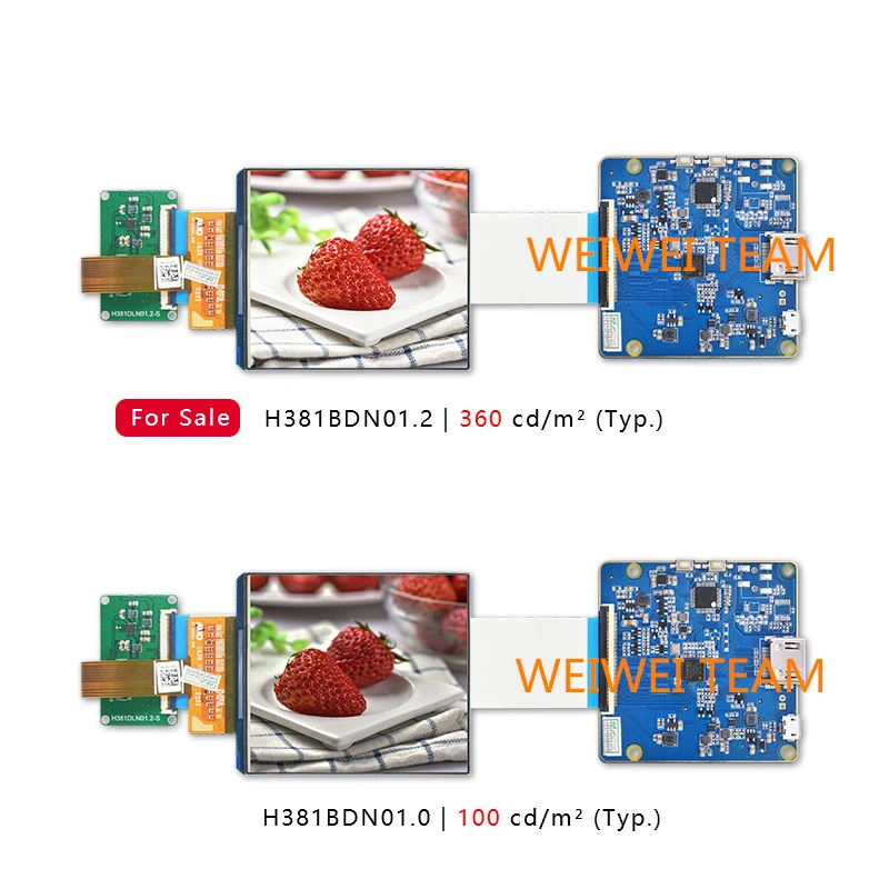 Wisecoco 3 81 дюймовый OLED экран 1080*1200 AMOLED MIPI Плата управления для виртуальной