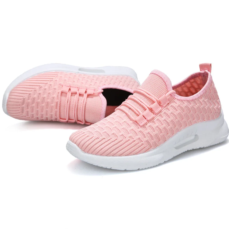 Женская обувь летние белые кроссовки Basket Femme супер светильник Вулканизированная