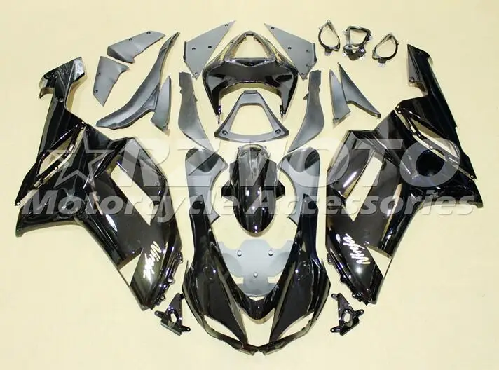 

New ABS Motorcycle Whole Fairings Kit Fit for Kawasaki Ninja ZX-6R ZX6R 2007 2008 6R 07 08 636 Custom black glossy