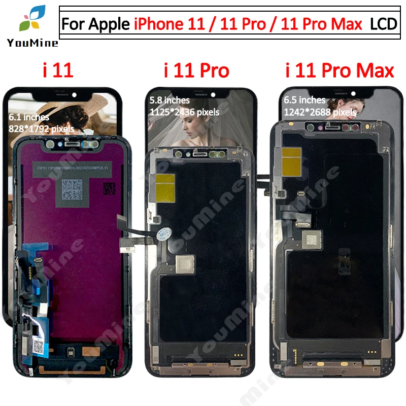 Оригинальный ЖК дисплей для Apple iPhone 11Pro Max сенсорный экран дигитайзер iphone 11 Pro