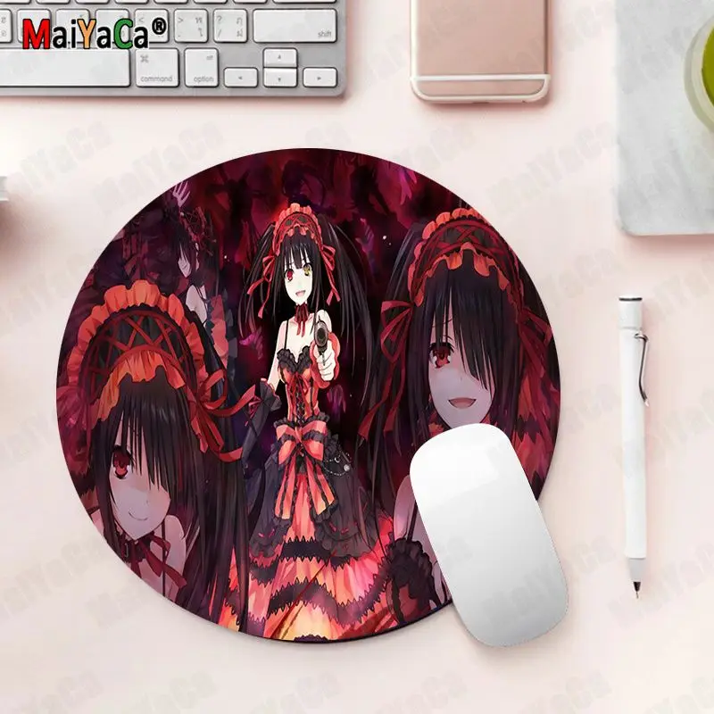 

Non Slip PC Date a live Kurumi Tokisaki Natural Rubber Gaming mousepad Desk Mat gaming Mousepad Rug For PC Laptop Notebook