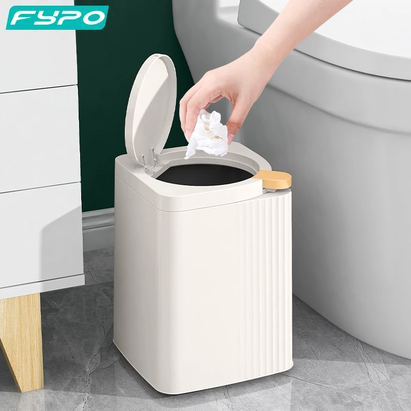 8L пресс мусорная корзина с крышкой большой емкости для кухни спальни ванной | Дом