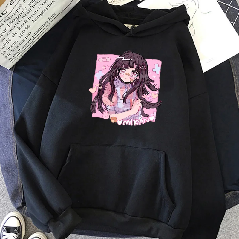 

Japanese Harajuku Anime Girls E-girls Punk hoodies female printed grunge graphic harajuku women pullover grunge
