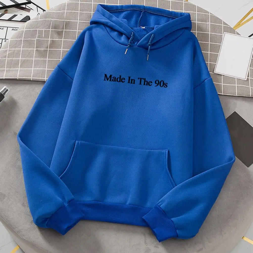 Cool New Oversize Solid Color Women Hoodies Letter Print Sweatshirt Women Winter Autumn Warm Streetwear Pullovers Thick Hoodie