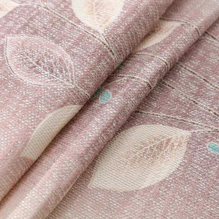 Шторы с принтом листьев розовой лозы для гостиной столовой спальни.|Занавески| |