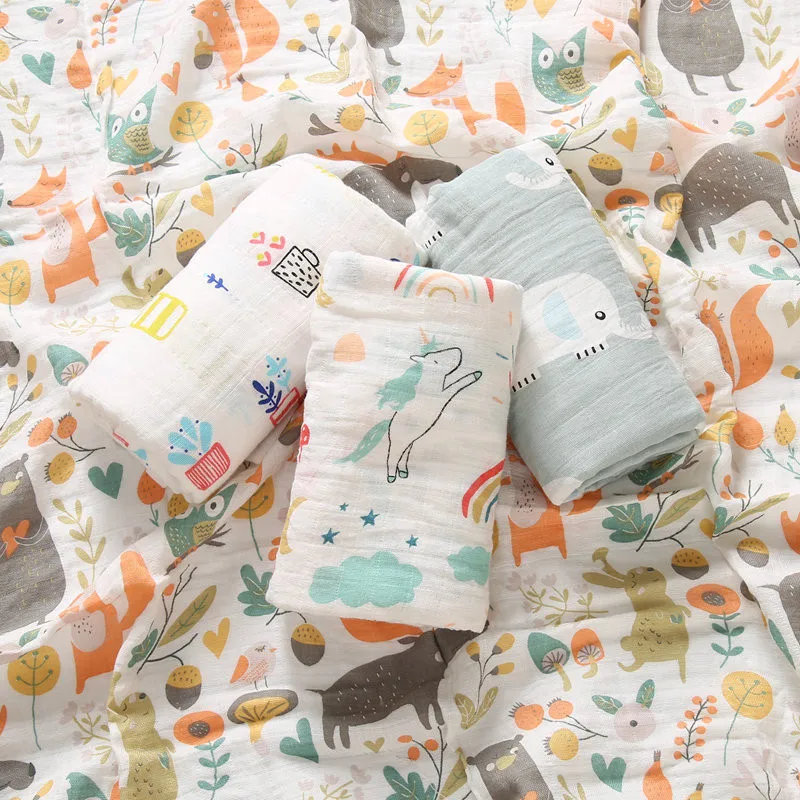 Детские одеяла хлопчатобумажные аксессуары для фотографирования новорожденных - Фото №1