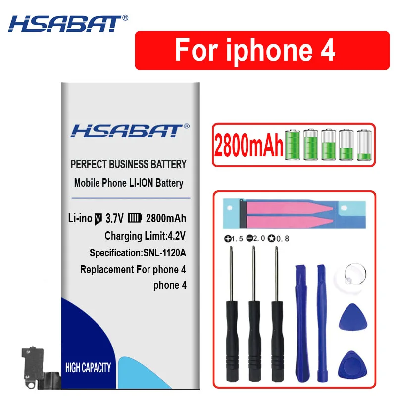HSABAT 4500 мА/ч, Батарея для Apple iphone 3GS SE 4 4G 4S чехлы для айфонов 5 5G 5S 5C 6 6G 6S plus 7 7G фотоаппаратов моментальной печати 7S 8 8G 8S для iphone 6S Плюс/7 Plus /8 Plus - Цвет: for iphone 4
