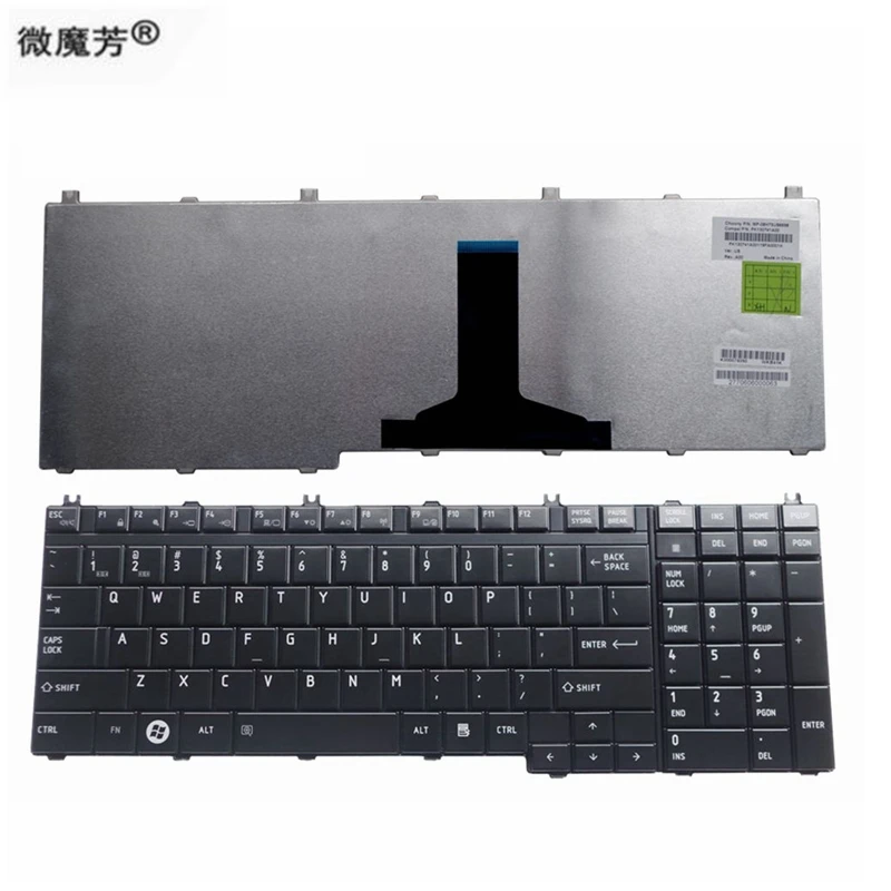Нам ноутбук клавиатура для Toshiba Satellite Pro L500D X200 X205 P300D P305 P305D P500 P500D Tecra A11 US клавиатура черный
