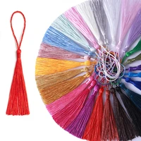 32pcspack mixed color 13cm hanging rope silk tassels fringe sewing curtains accessories diy home wedding decoration