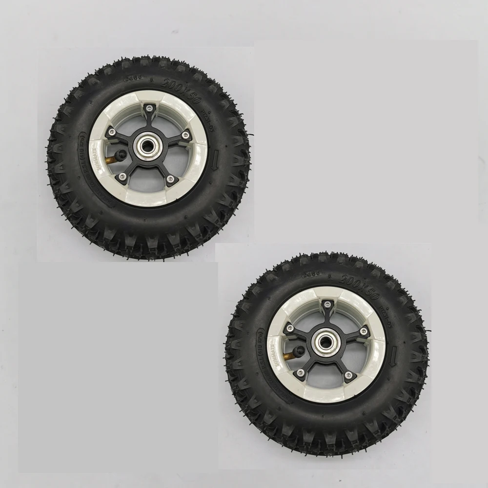 2 шт. 8 дюймов пневматические шины черный цвет Электрический маунтинборд