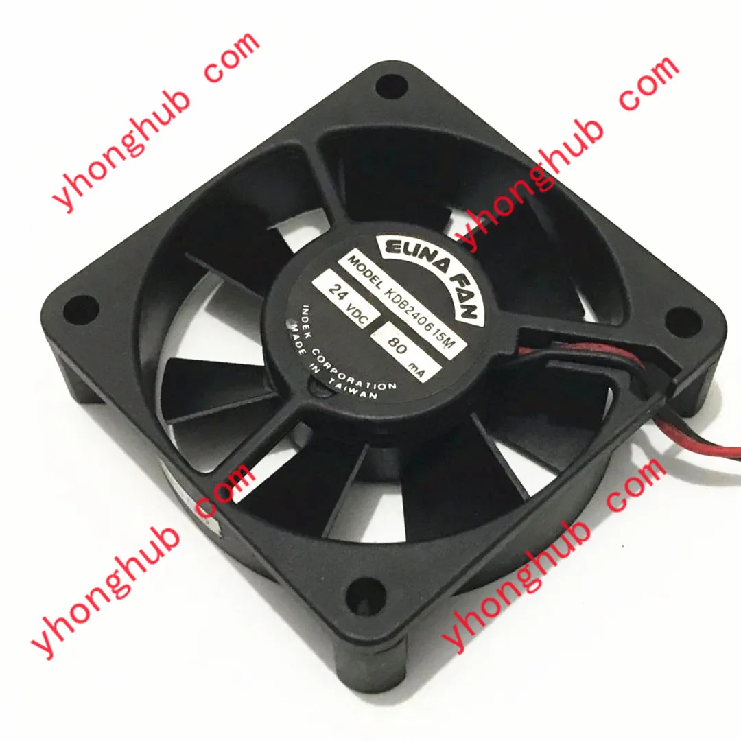 Вентилятор ELINA KDB240615M DC 24 в 80 мА 60x60x15 мм, вентилятор охлаждения сервера