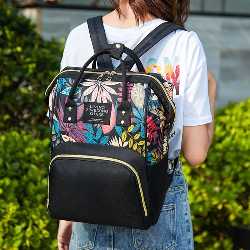 Сумка PA большой рюкзак для мам с защитой от кражи сумка подгузников мультяшная