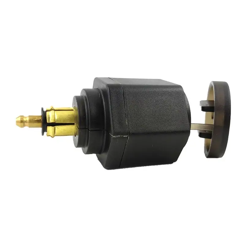 

H9EB Hella DIN Plug 12V Motorcycle 2.1A Dual USB Charger with LED Voltmeter Power Adapter for B-MW -Triumph Ducati Motorbike