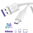 Кабель USB Type-C 5A для Huawei P30 P20 Mate 20 Pro Lite Tape C Cabo, кабель для быстрой зарядки для Samsung A70 A50 S10 Oneplus 7 pro 6t