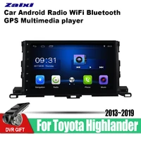 android car gps multimedia player for toyota highlander 20132019 accessories gps navigation radio video audio headunit 2din