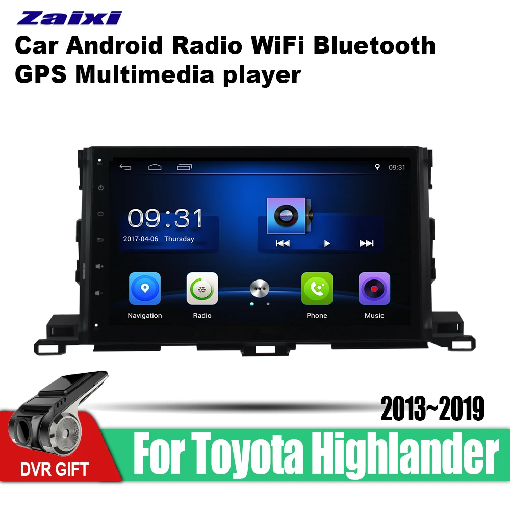 Автомобильный мультимедийный плеер ZaiXi Android GPS навигация видео аудио