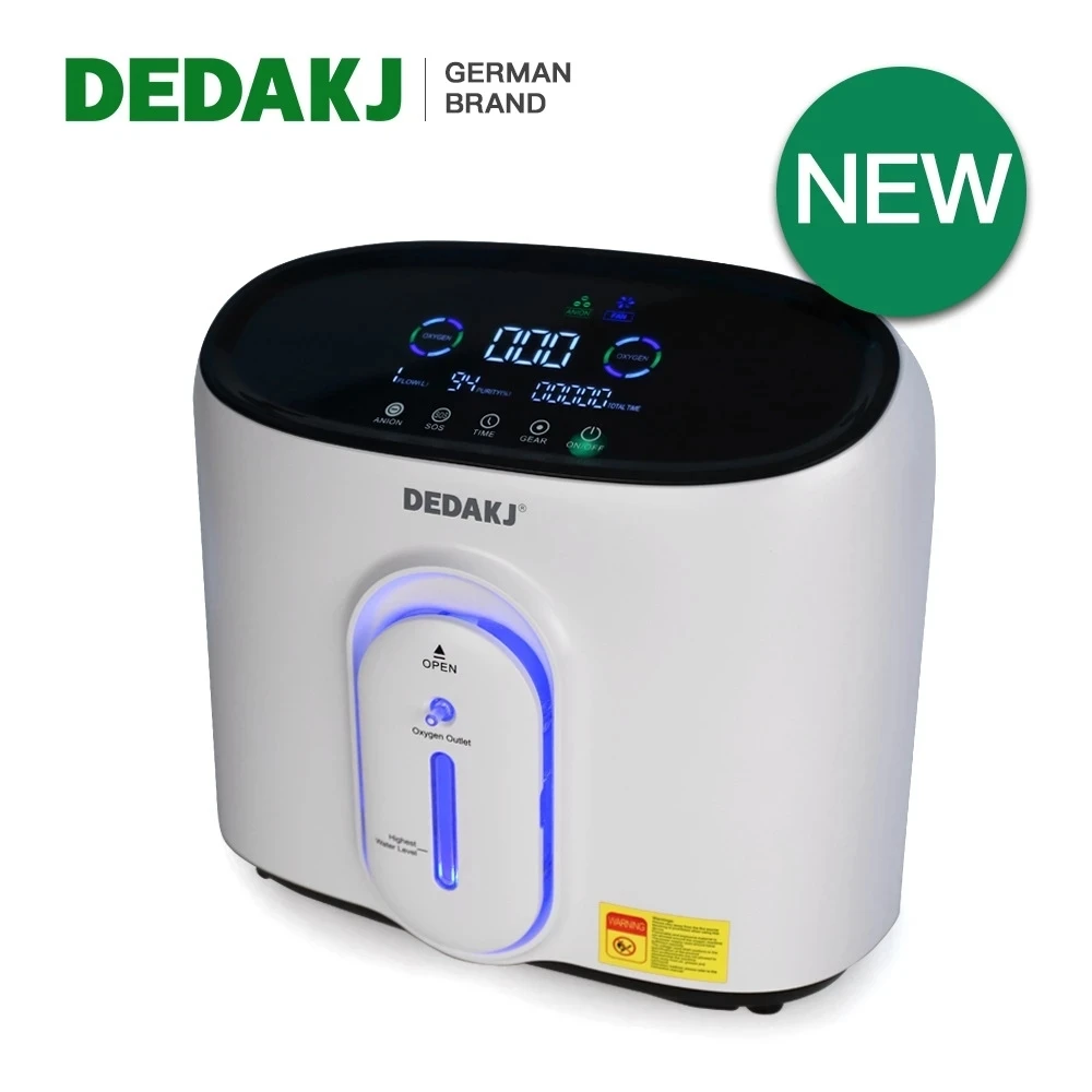 

DEDAKJ DE-Q1W 1L-8L домашний концентратор оксигена, портативный легкий небулайзер, генератор кислорода с низким уровнем шума