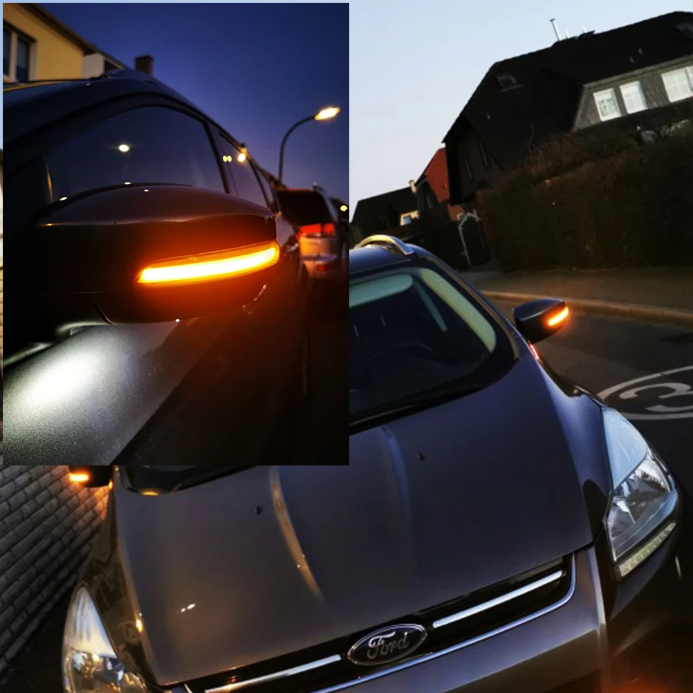 Светодиодный динамический поворотный сигнал боковое зеркало последовательный