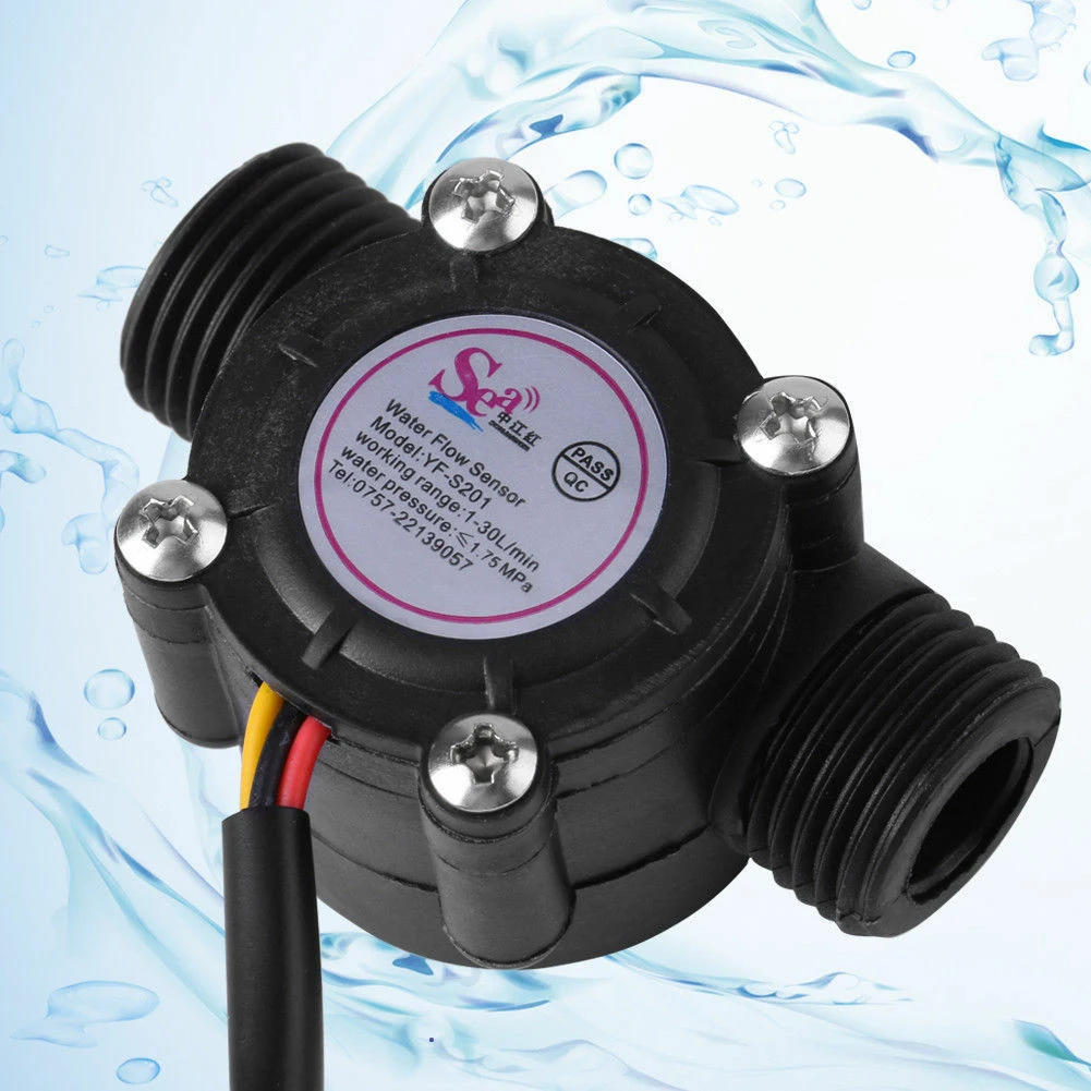 Pressure Resistance 1/2" Measurement Device Control Meter Water Flow Sensor Wide Use Easy Operate Testing Switch Home Accurate |