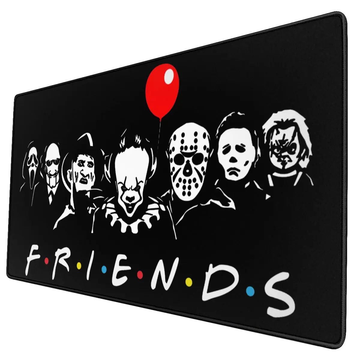 

Коврик для мыши и клавиатуры «ужасные Фильмы» на Хэллоуин, «Друзья», коврик для мыши, «Крик», «Клоун», «Джокер», игровой Противоскользящий к...