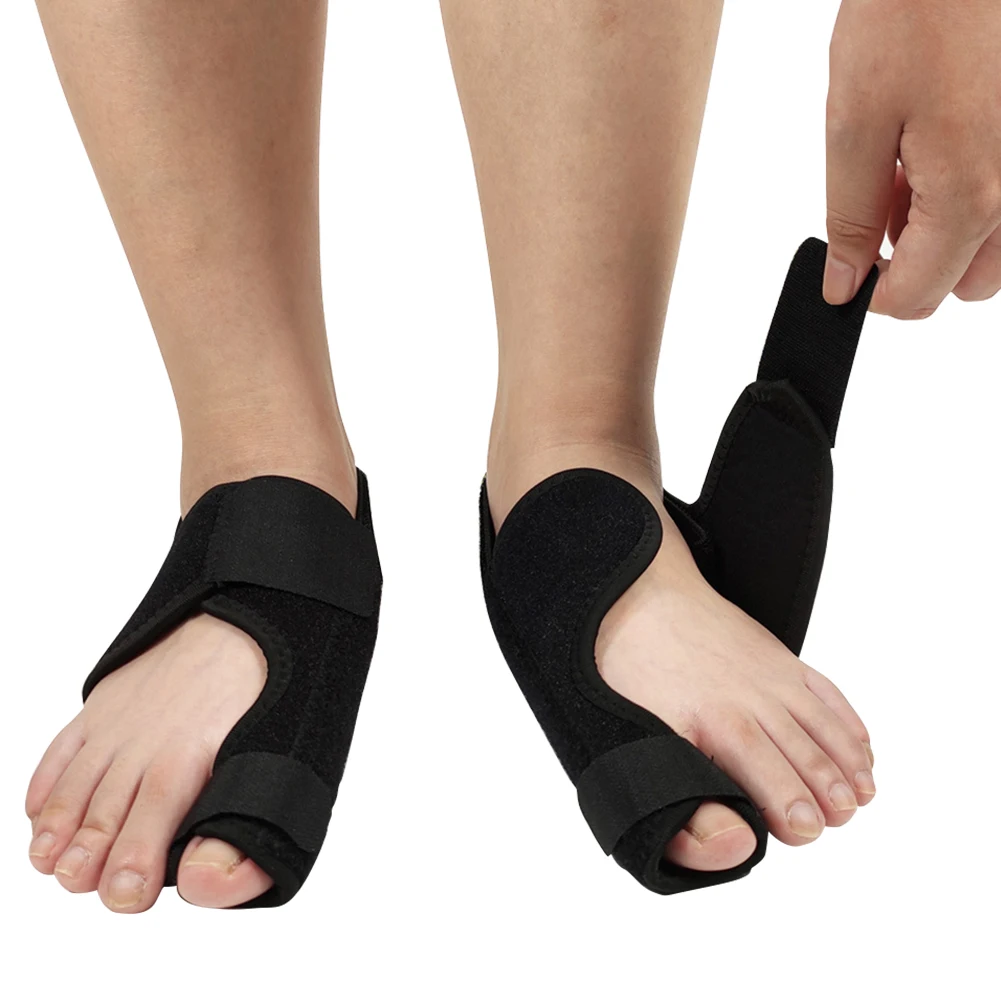

1pair Orthopedic Elastic Support Foot Care Orthotics Pedicure Bunion Corrector Straightener Pain Relief Toe Separator Splint
